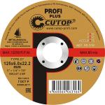 Круг шлифовальный по металлу CUTOP PROFI PLUS 125х6х22,2 мм 50-316
