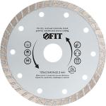 Диск отрезной алмазный по камню FIT 180 х 2,6 х 7,5 х 22,2 мм Сплошной 37475