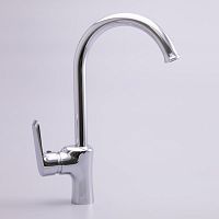 T4513B. Кухонный смеситель на большой гайке, хром, латунь