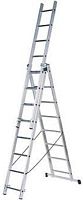 Лестница алюминиевая трёхсекционная ЛА 3х10 Вихрь 73/5/1/17