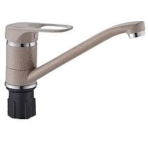 Смеситель д/кухни шар. с длинным изливом, креп.гайка цвет кремовый Гранит 4970258 АНТЕЙ® 1/10