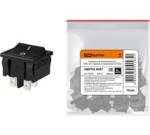 TDM переключатель клавишный MRS-201 черный 2 положения 2з SQ0703-0047