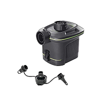 66638, Intex, Насос электрический на батарейках (6шт х тип C) "Quick-Fill Battery" 420л/м, 3 насадки