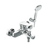 Смеситель д/ванны LM0314C Поинт с корот.изл., дивертор с кер.пласт., хром  (12)