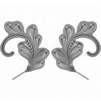 Лист 100*130 мм, d 2мм, штамп (пара)  12-7207/08