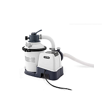 26642, Intex, Песочный фильтр-насос SX925, 3.5/2.0м3/ч, резервуар для песка 8.2кг, фракция 0.45-0.85