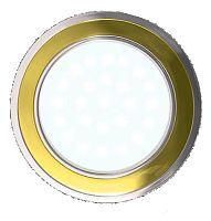 Светильник ИВО, PULSAR, WH/СН, LED-13w GХ53, металл, никель+золото