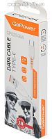 Кабель GoPower GP01T-2M USB(A)шт. - type C шт. 2 м 2,1A белый
