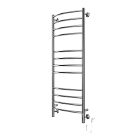 Полотенцесушитель "TERMINUS" - "Классик" (лестница, нерж., электрический, П12) (32х500х1250)