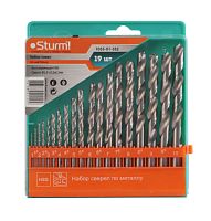 Набор сверл по металлу STURM 1-10 мм 19 шт HSS 1055-01-SS2
