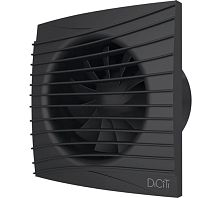 Вентилятор SILENT 4C Matt black, осевой вытяжной с обратным клапаном, d=100мм (Эра,Россия)