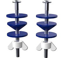 Крепление д/бачка 7027 нерж. (пара) Aquanova (1/250)