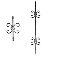 4844 Балясина с ромашкой двойная (1000х170, кв 12) 