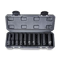 Набор головок торцевых УДАРНЫХ AVS 1/2" 10 шт. 10 - 22 мм Удлиненные NG12-10ID