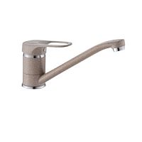 Смеситель д/кухни шар. с длинным изливом, креп.гайка цвет бежевый Гранит 4970259 АНТЕЙ® 1/10