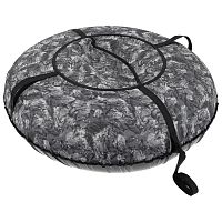 УЦЕНКА Тюбинг - ватрушка "Вихрь Эконом" принт арктический лед, диаметр 120 см 