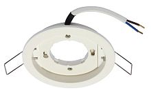 Светильник ИВО, Jazzway, WH, LED-13w GХ53, пластик, белый