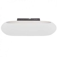 Светильник ИБО, HOROZ, WH/ВС, LED-5w/4000K/IP20 300Lm, металл/стекло, белый/черный