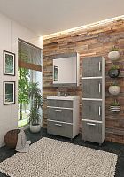 35 Шкаф-пенал "OLIVER 35", кора дуба