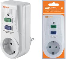 Устройство защитного отключения УЗО-P-IP40-16-30 (в розетку) 16А 30мА IP40