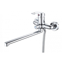T20523. Смеситель для ванны с длинным изливом, хром, латунь