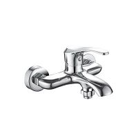 T2613B-7. Кухонный смеситель с гибким зеленым изливом на гайке, хром, латунь