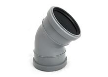 Отвод 110 угол 45 ДВУХРАСТРУБНЫЙ