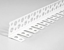  ВЫВОД Белый угол ПВХ (штукатурный арочный) 25*25мм 3,0м (50 шт.уп)