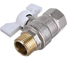 Кран шаровой муфта/резьба полнопроходной (бабочка) LD Pride 1/2" (30)