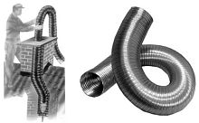 Гофра нерж. воздуховод 125 (3м)