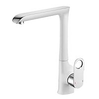 ВЫВОД. НЕ ЗАКАЗЫВАТЬ Смеситель для кухни "Thermofix" (латунь, под гайку, белый) (TF017-07WC)