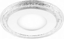 Светильник ИВО, Feron, AL2330 WН BL, 6w/4000K/IP20, акрил/металл, белый (синий)