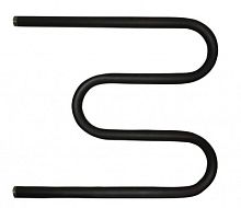 Полотенцесушитель М 500*500 1" GR черный (креп. в компл.)