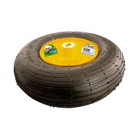 Колесо пневматическое, 4.00-6, D325мм, подш. внут. диам. 16мм, длина оси 100мм// Palisad