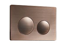 Кнопка смыва EvaGold 03, пластик круг бронза для инсталляции EvaGold 400 и EvaGold 500