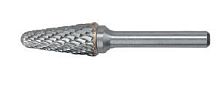 Шарошка карбидная по металлу FIT 8х22х67 мм штифт 6 мм Коническая закругленная 36628