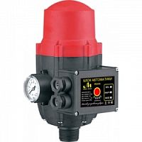 Блок автомат с манометром TIM диапазон настройки: 1.5-3.0 бар