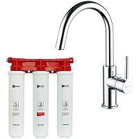 Комплект LM3073C085 : Смеситель LM3073C085 для кухни + фильтр BASIC