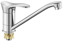 A0103 ALOUTE Смеситель для кухни одноручковый, Ø40 (AL), хром