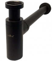VRQ34C Сифон для раковины, цвет черный (20/1шт)