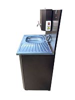 Рукомойник "Дачный 2-х дверный" металл. 500х800 антич.медь (с ЭВН-20л + мойка НЕРЖ.+ кран металл.)