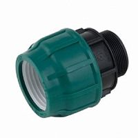 Муфта с наружной резьбой (ПНД) "POELSAN" 32*3/4"  