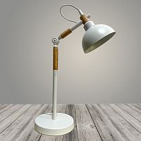 Светильник настольный M-841 E27 60W, белый, MRE 22