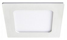 Панель ИВО, Jazzway, PPL-S, LED-12w/6500K/IP40 800Lm, пластик/металл, белый