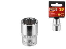 Головка торцевая PRO STARTUL 1/2" 19 мм 6-гранная CrV PRO-52019