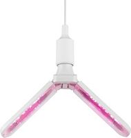 Фитолампа для растений светодиодная ЭРА GREEN LINE ФИТО-20W-PL-E27-GR 2-х лепестковая красно-синего