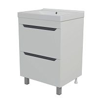 Комплект Тумба д/ванной "Лайн-60" 2 ящика+раковина Fest-60