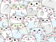 Обои Котики 1120-07  Д15 Пермь 0,53х10,05м /16