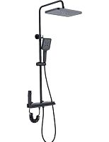 A9024H Душевая стойка с подсветкой, черный