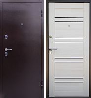 Дверь металлическая Лайт Царга медь Бьянко 960 L